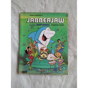 HANNA-BARBERA'S JABBERJAW and the Neptune’s Coloring Book Rand McNally Half Used